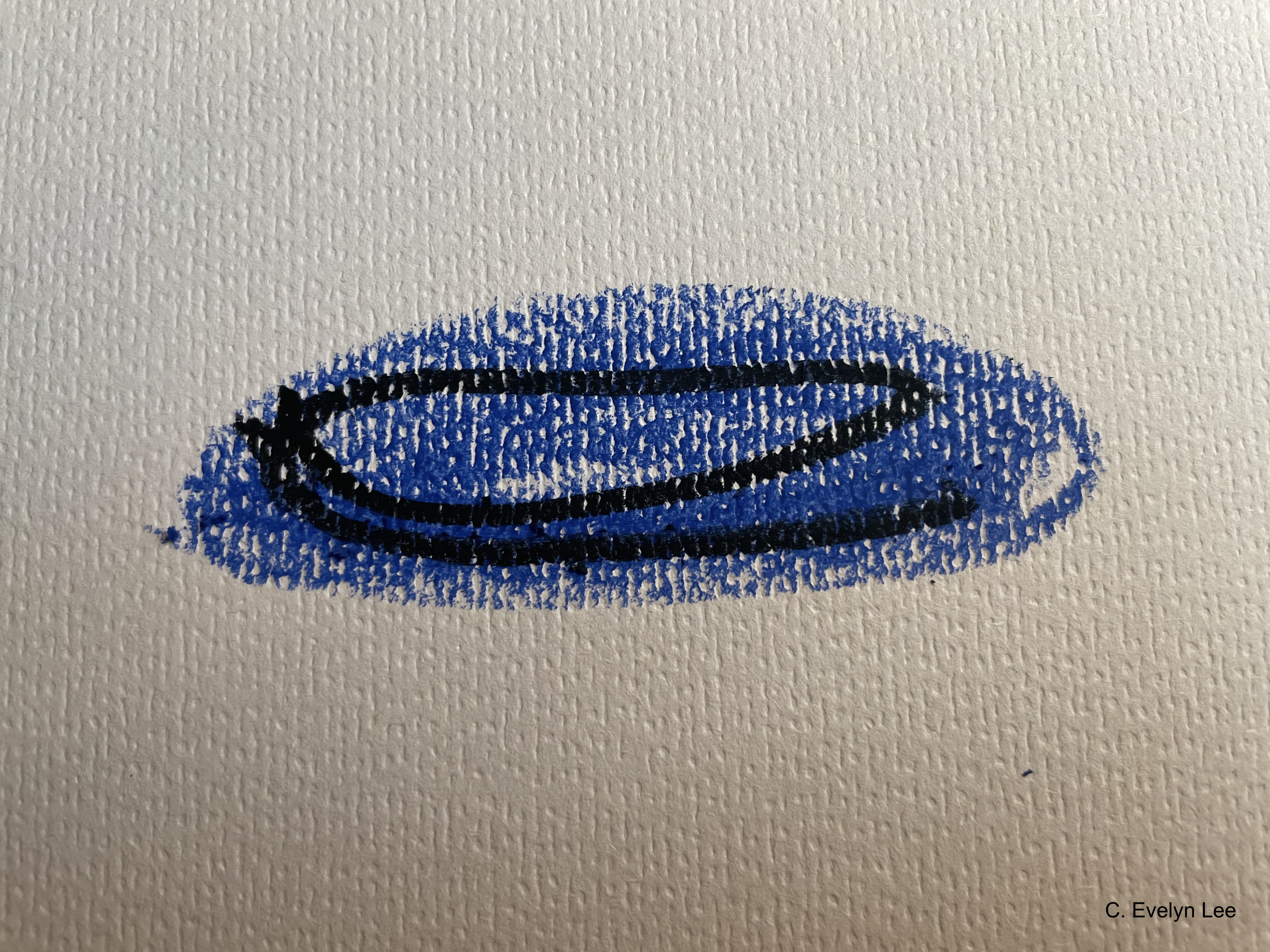 Oil pastel Self2024 1