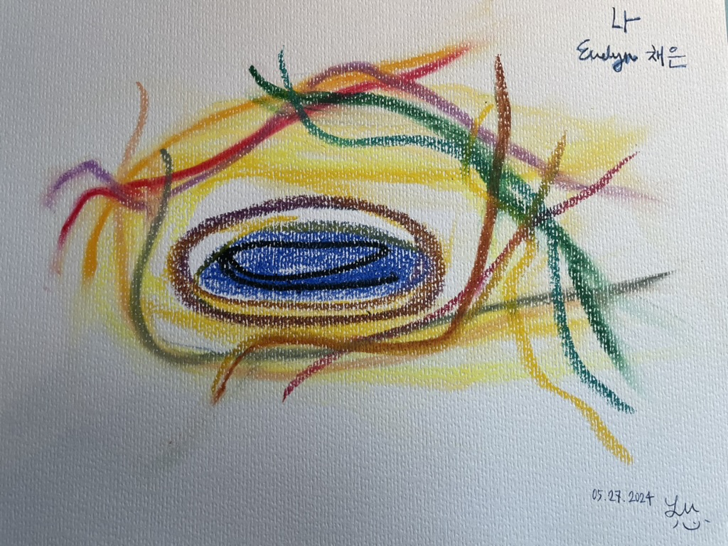 Oil pastel Self2024 3